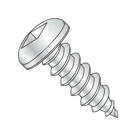 Newport Fasteners Self-Drilling Screw, #8 x 3/4 in, Zinc Plated Steel Pan Head Square Drive, 5500 PK 273201-5500